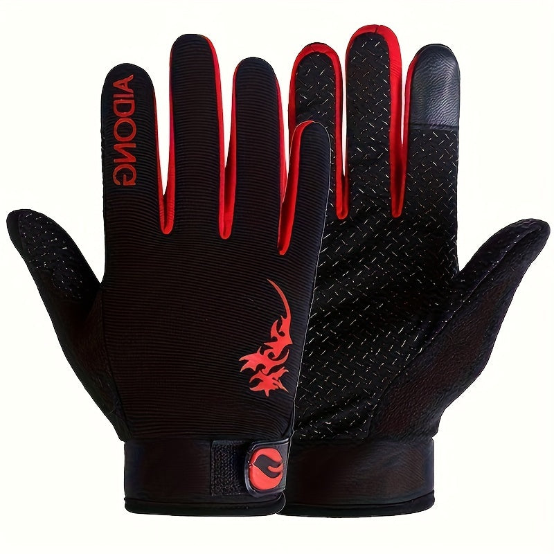 Full Finger Cycling Gloves Touch Screen Warm Outdoor Gloves