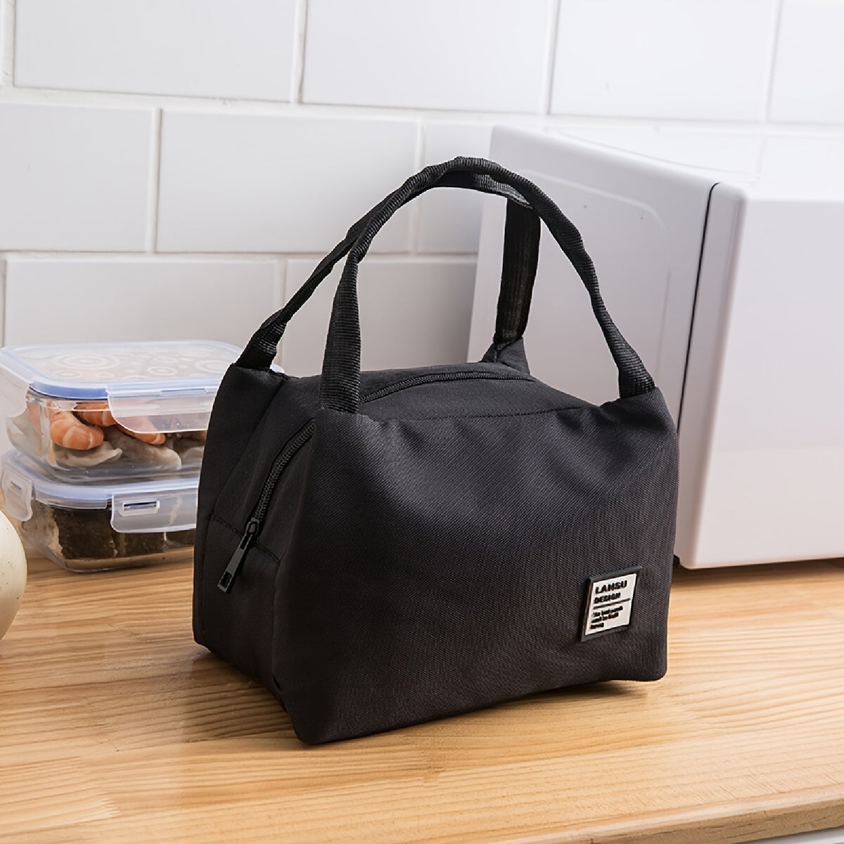 Portable Insulated Lunch Storage Bag Waterproof Aluminu