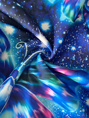 Butterfly & Starry Night Long Sleeve Hoodie for Girls
