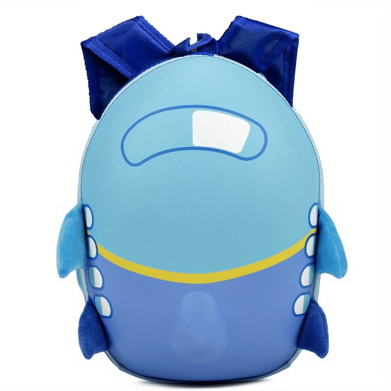 Kids 3D Airplane Backpack Large Capacity