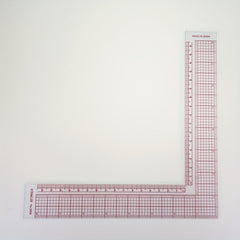 Red 90 Degree Clothing Pattern Making Ruler Sewing Accessories