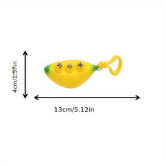 Banana Key Chain Keyring Funny Bag Backpack Pendant