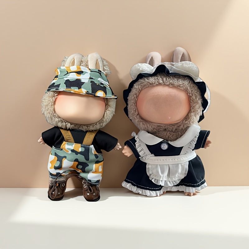 7 Inch Doll Dress Up Costume Set - Fashionable & Mysterious Box