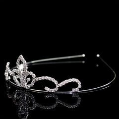 Rhinestone Headband Queen Crown Tiara Head Jewelry Hair Accessories