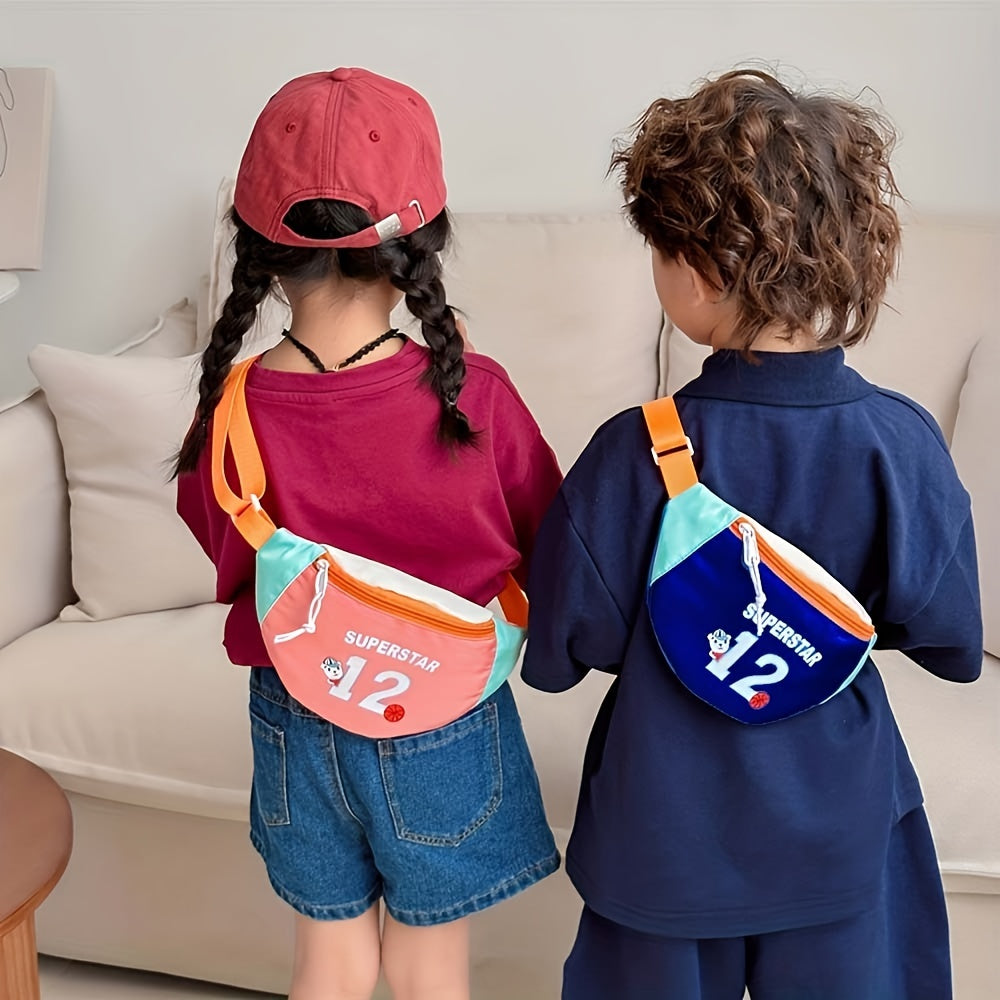 Kids Lightweight Chest Bag Sports Crossbody Bag