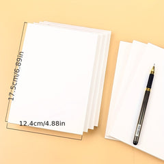 100 Sheets Blank Student Notebook Portable Quick Drawing Book