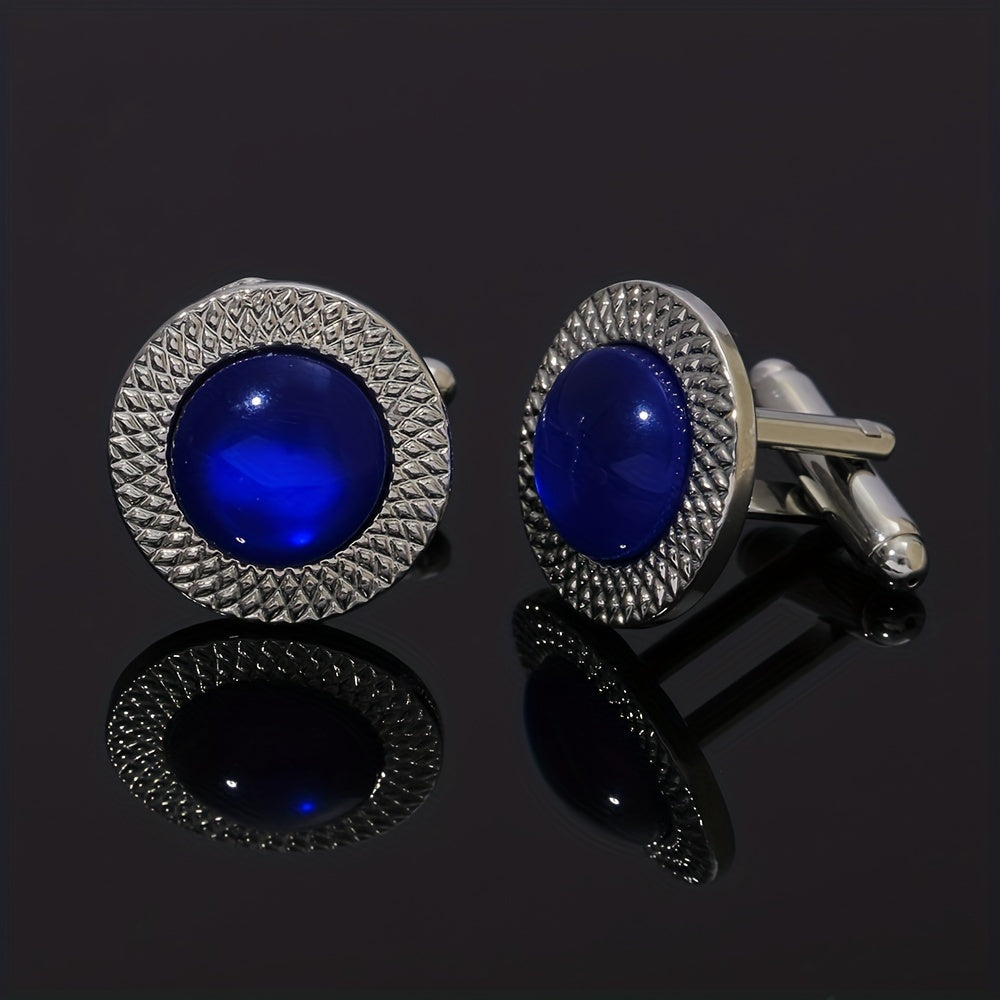 Rhinestone Cufflinks Suit Button Cufflinks Sleeves Studs