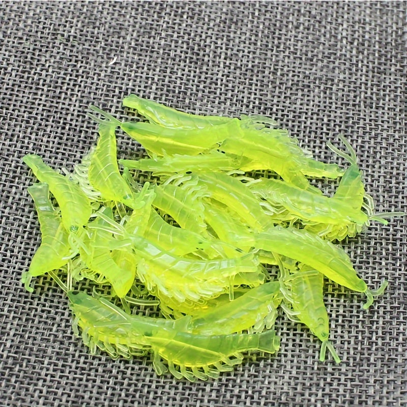 50pcs Bionic Soft Shrimp Boat Fishing Lure Tackle