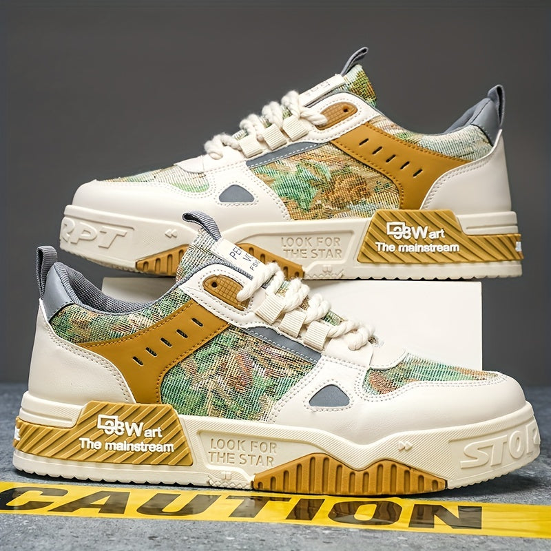 Men's High-Traction Skate Shoes Breathable Sneakers