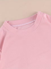 2pcs Boyds Crew Neck Quick Dry T Shirt & Shorts Set For Summer Kids Sports