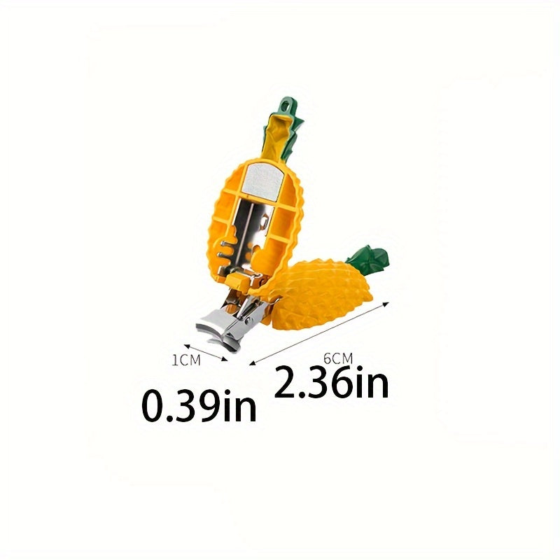 Strawberry Shape Nail Clipper Keychain Stainless Steel Scissor Keyring