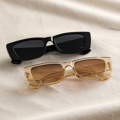 Y2K Rectangle Sunglasses Punk Anti Glare Glasses UV400