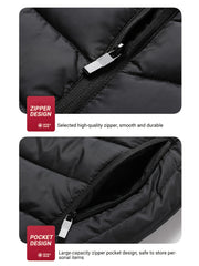 Men's Heated Vest for Outdoor Activities and Hiking