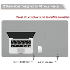 Double Side PU Mouse Pad Desk Mat 5 Colors