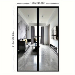 Door Curtain Transparent Anti-Cold Air Magnetic Suction Curtain