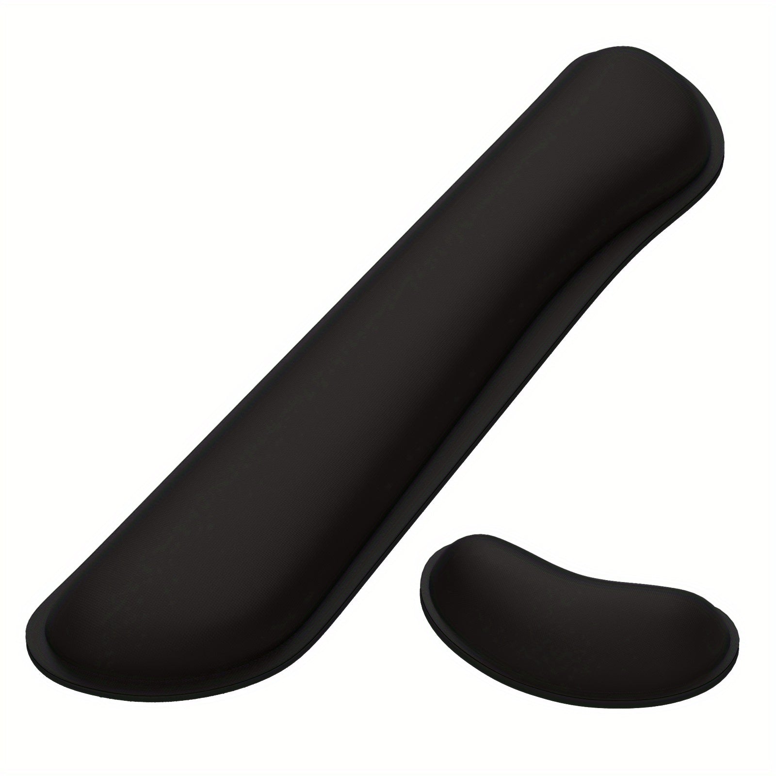 Cleanable PU Leather Keyboard Wrist Rest Pad Memory Foam Support