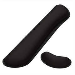 Cleanable PU Leather Keyboard Wrist Rest Pad Memory Foam Support