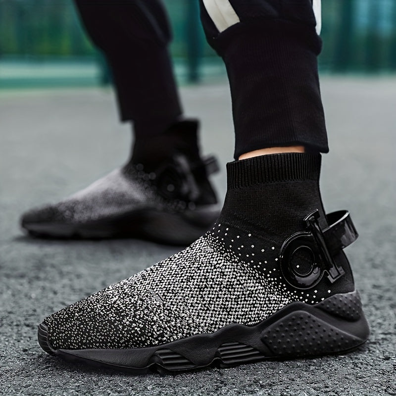 Men's Mesh Breathable Sock Shoes Non-slip Sneakers