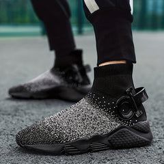 Men's Mesh Breathable Sock Shoes Non-slip Sneakers