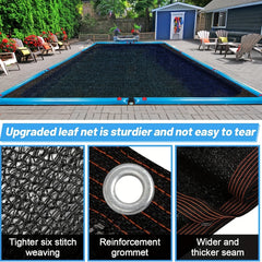 Pool Leaf Net Cover Fine Mesh Pool Screen Cover Pond Net