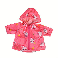 18" Girl Doll Onesie Clothes & Accessories Set