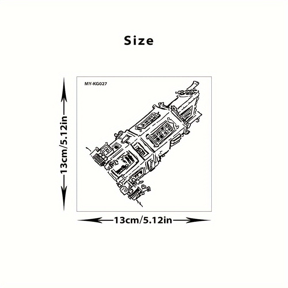 Building Switch Plastic Adhesive Decorative Sticker Home Decor