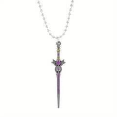 Sword Weapon Pendant Necklace Jewelry Gift For Game Boys