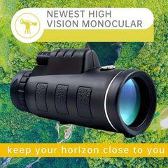 80x100 HD Monocular Telescope High Magnification BAK4 Prism