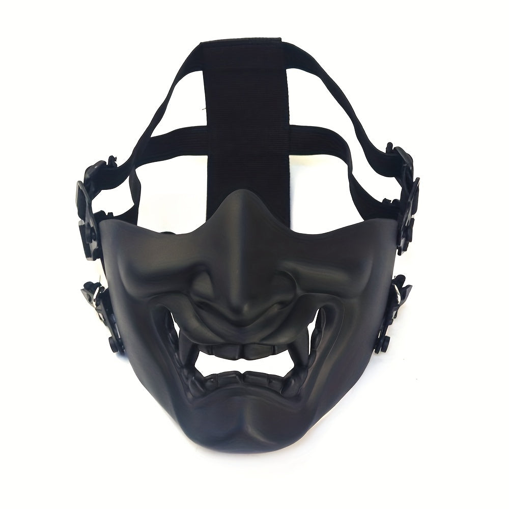 Airsoft Half Face Protective Demon Mask For Shooting