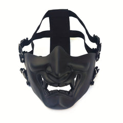 Airsoft Half Face Protective Demon Mask For Shooting