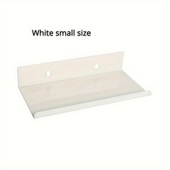 1pc Kitchen Bathroom Wall Rack Carbon Steel Word Divider Storage Shelf