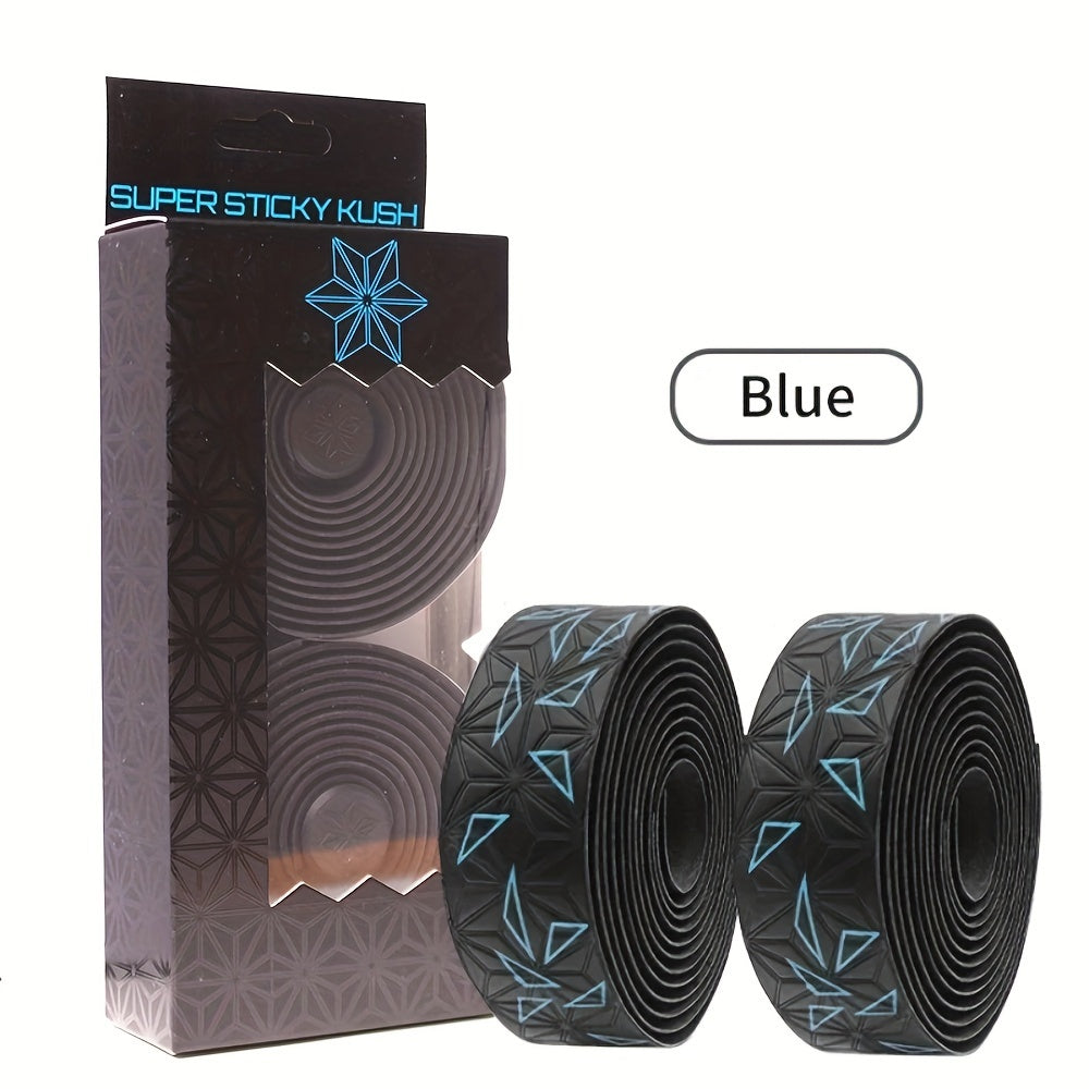 Comfortable Bicycle Handlebar Tape PU EVA Shock Absorption Non slip