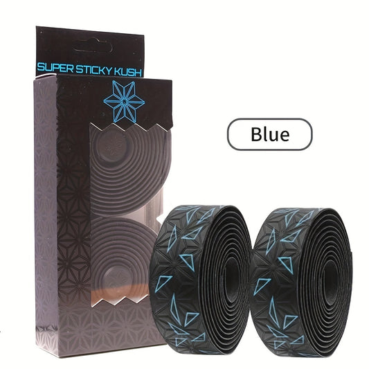 Comfortable Bicycle Handlebar Tape PU EVA Shock Absorption Non slip