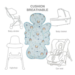 Child Car Safety Seat Cushion Breathable Mesh Summer Cushion