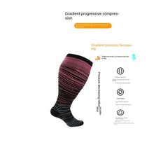 Gradual Compression Socks for Sports and Fitness