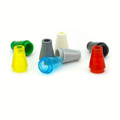 100pcs Building Blocks Cone 1x1 without Top Groove Special Assembly Particle