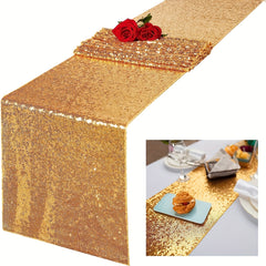 Polyester Sequin Table Runner Thanksgiving Christmas Wedding Decor