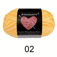 5-strand Fancy Dyed Yarn for DIY Knitting & Crocheting 100m 50g
