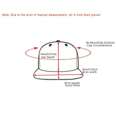 Men's Stylish Casual Hip Hop Flat Brim Hat