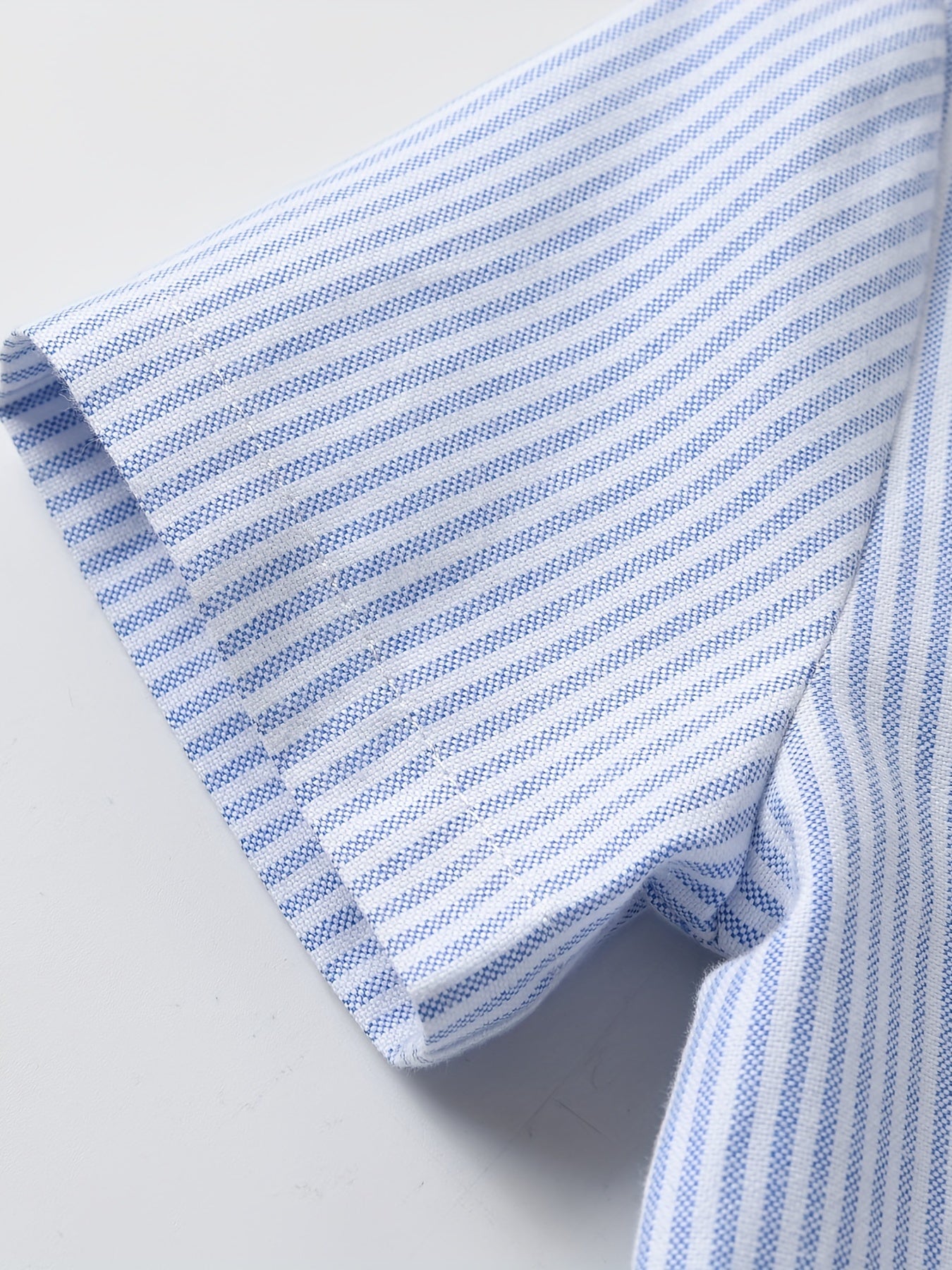 Boys Striped Shirt & Suspender Shorts Set
