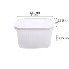 Fruit Container Camping Picnic Storage Box Drainer