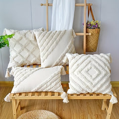 Bohemian Style Plush Cushion Cover Throw Pillowcase
