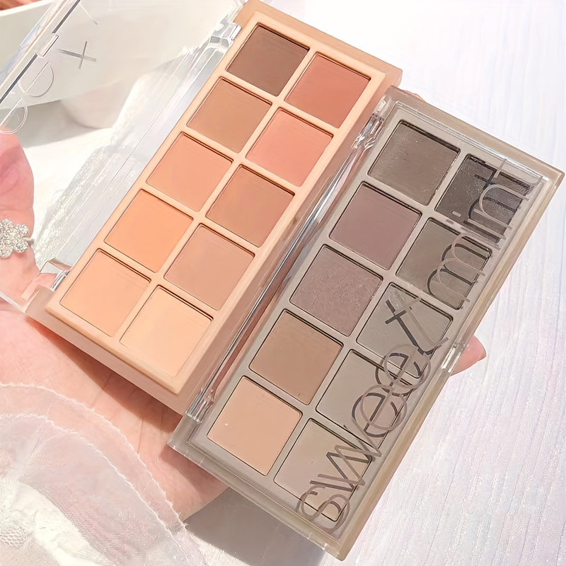 10 Colors Smokey Eyeshadow Palette Matte Nude Eye Makeup Palette
