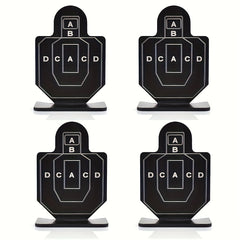 4pcs Aluminum Alloy Target for Outdoor Entertainment and Party