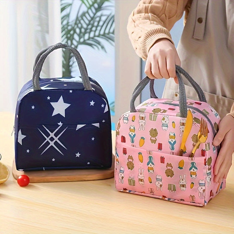 Cartoon Insulated Bag for Teens and School Workers