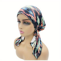 Snake Pattern Print Head Scarf Unisex Stretchy Head Wrap