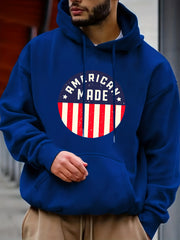 Graphic Print Hoodie for Men