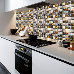 10pcs 10 Mosaic Tile Sticker PVC Wallpaper Kitchen Bathroom Decoration