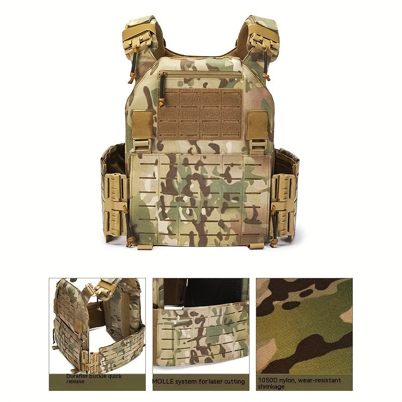 Camouflage Training Vest Quick Strip Outdoor Uniform