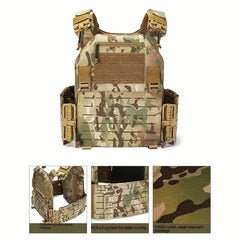 Camouflage Training Vest Quick Strip Outdoor Uniform